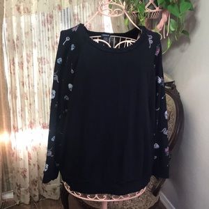 Torrid Sweatshirt with tattoo images